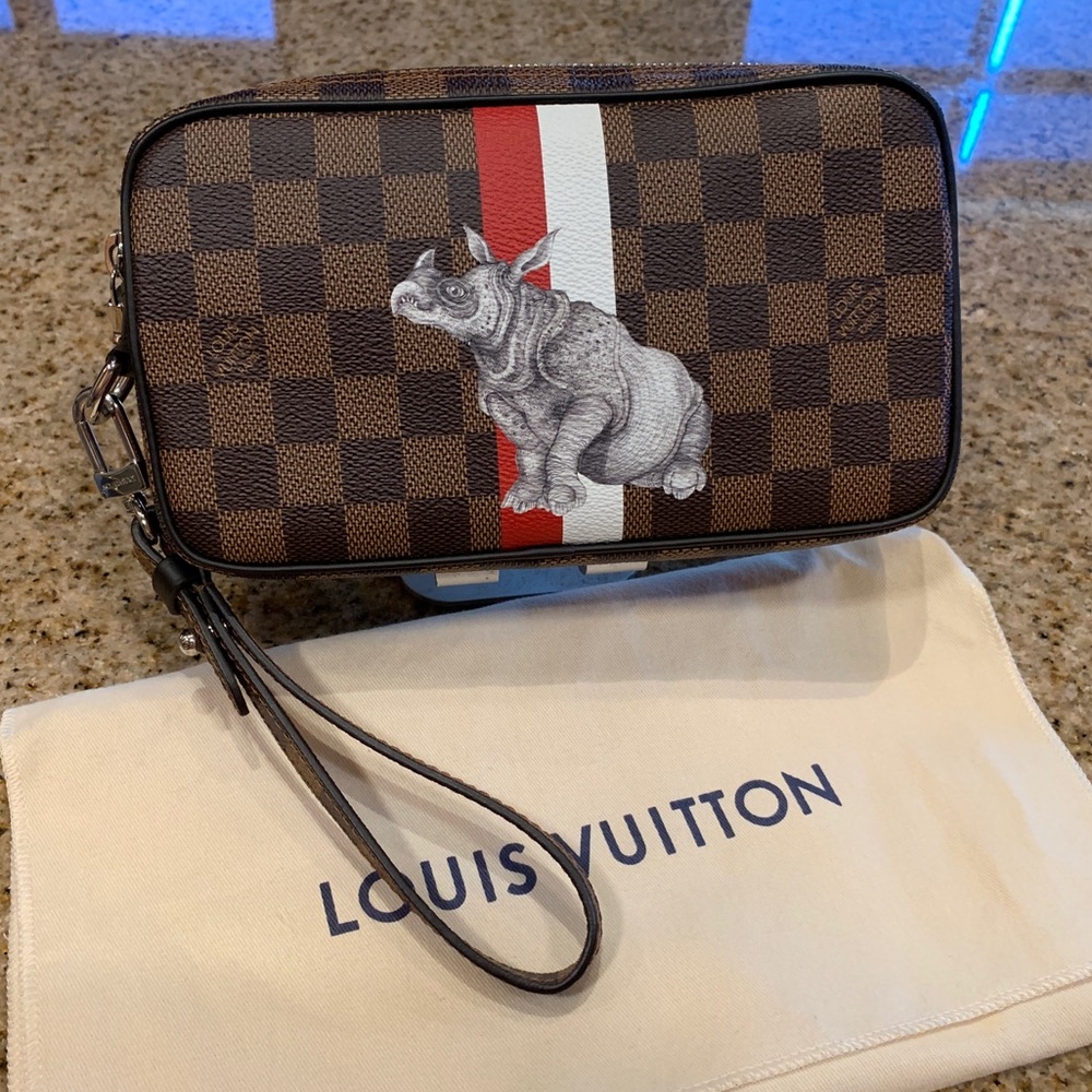 Louis Vuitton Volga Damier Ebene Chapman savane